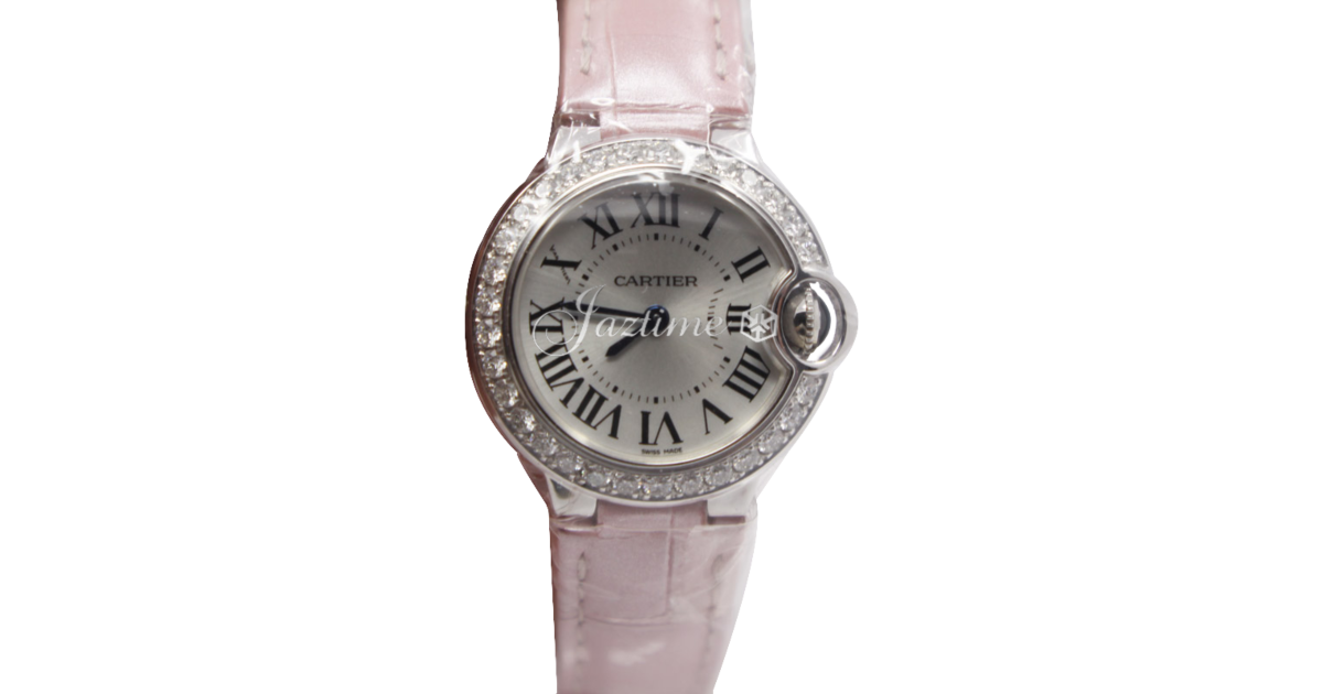 CARTIER WE900351 BALLON BLUE DE 28mm WHITE GOLD BRAND NEW