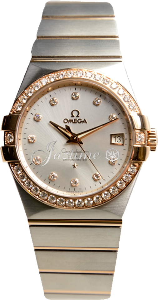 OMEGA 123.25.35.20.52.001 CONSTELLATION CO-AXIAL 35mm STEEL AND RED GOLD - BRAND NEW