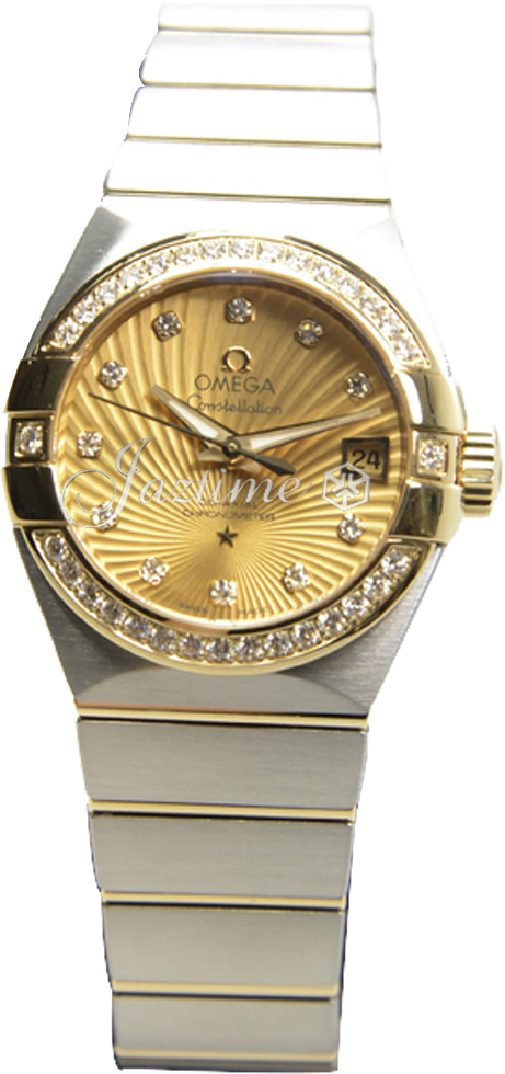 OMEGA 123.25.27.20.58.001 CONSTELLATION CO-AXIAL 27mm STEEL AND YELLOW GOLD BRAND NEW