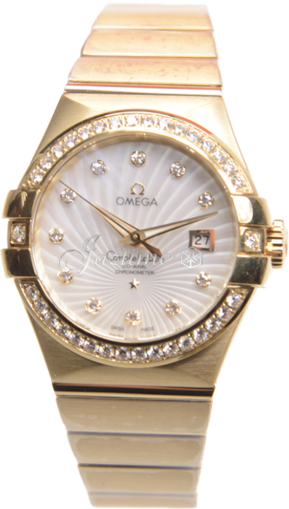 OMEGA 123.55.31.20.55.002 CONSTELLATION CO-AXIAL 31mm YELLOW GOLD - BRAND NEW