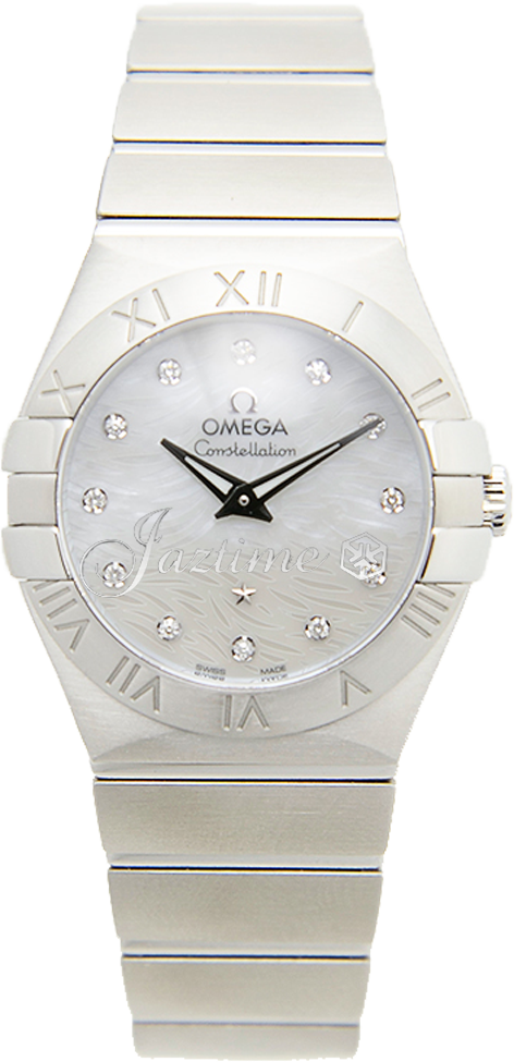 OMEGA 123.10.27.60.55.004 CONSTELLATION QUARTZ 27mm STEEL BRAND NEW