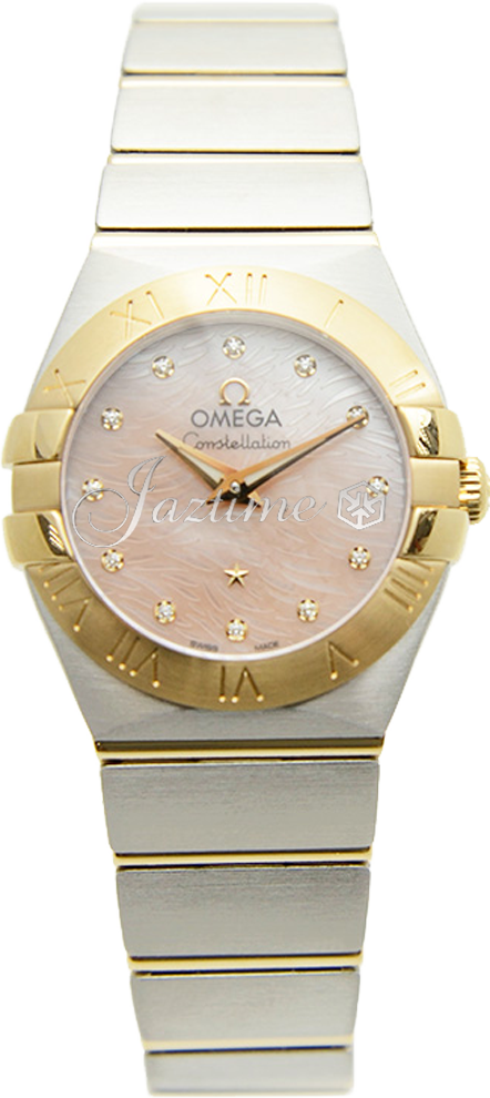 Omega 123.20.24.60.57.004 Constellation Quartz 24mm Steel And Yellow Gold BRAND NEW