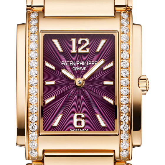 Patek Philippe Twenty~4 4910R-001 Diamond Pave Dial Rose Gold/Diamonds