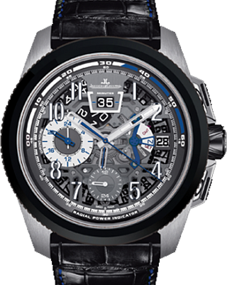Jaeger-LeCoultre Calibre 780 Master Compressor Extreme LAB 2 203T541 Ruthenium Arabic Titanium Leather 46.8mm Automatic BRAND NEW