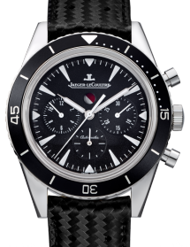 Jaeger-LeCoultre Calibre 758 Deep Sea Chronograph 2068570 Black Index Stainless Steel Leather 42mm Automatic BRAND NEW
