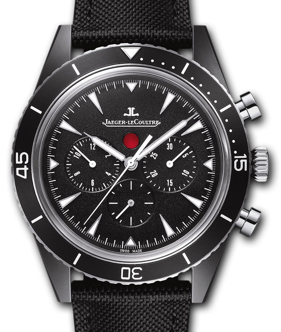 Jaeger-LeCoultre Calibre 758 Deep Sea Chronograph 208A570 Black Index Ceramic High-Tech 44mm Automatic - BRAND NEW