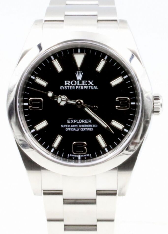 Rolex Explorer I 39 mm 214270-1 Steel Black