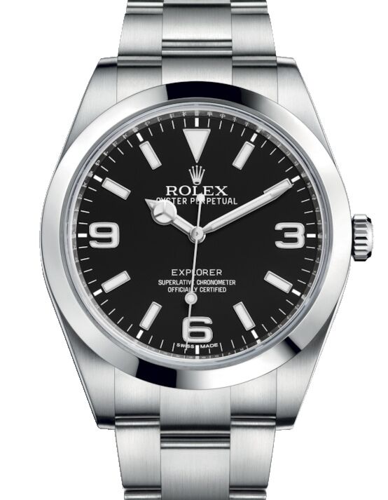 Rolex Explorer 39 mm 214270 Steel Black