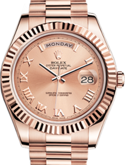 Rolex Day-Date II 41 mm 218235PNKRFP Rose Gold Pink