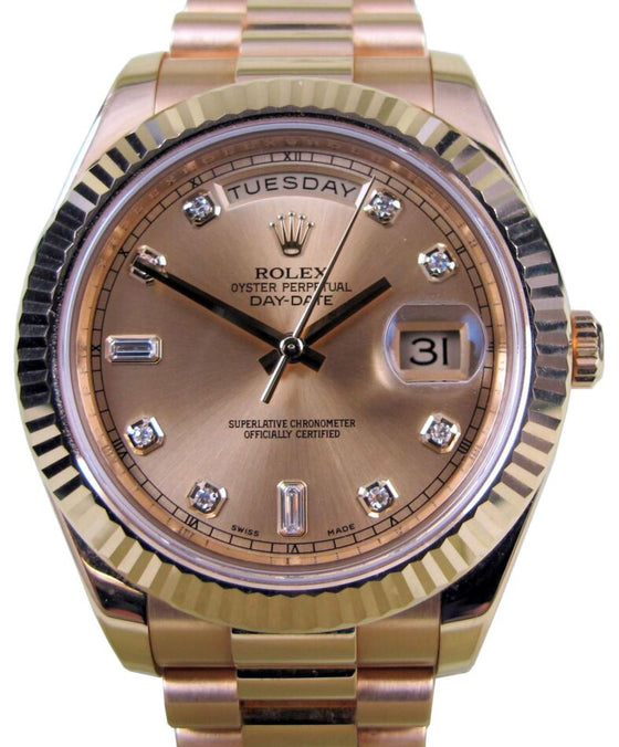 Rolex Day-Date II President 41 mm 218235RD1 Rose Gold Rose
