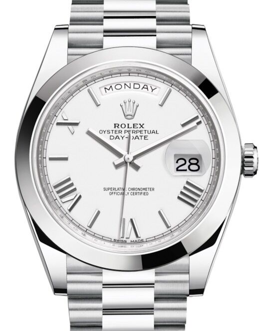 Rolex Day-Date 40 40 mm 228206-WHTRP Platinum White