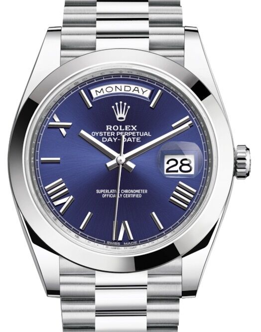 Rolex Day-Date 40 40 mm 228206BLURP Platinum Blue
