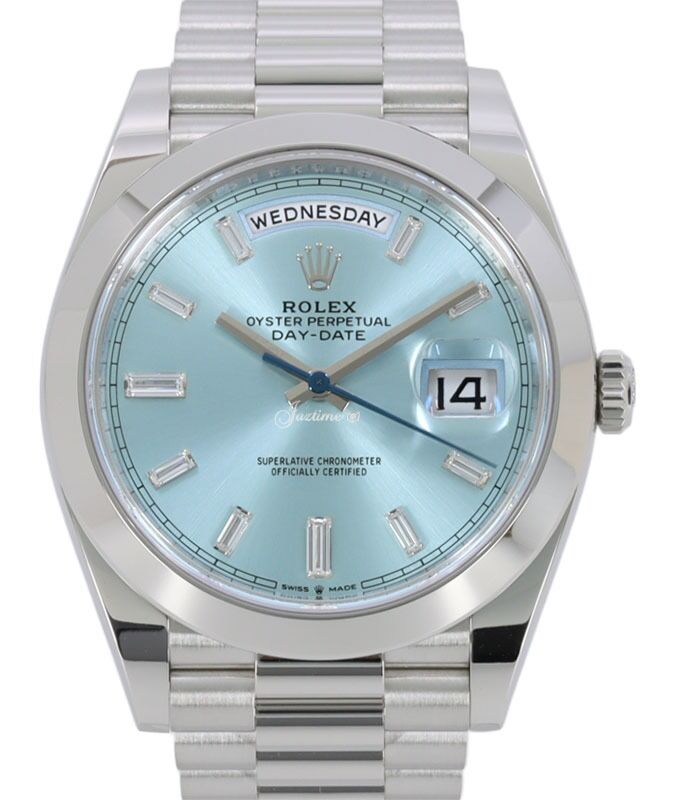 Rolex Day-Date 40 40 mm 228206ICEBDP Platinum Ice Blue