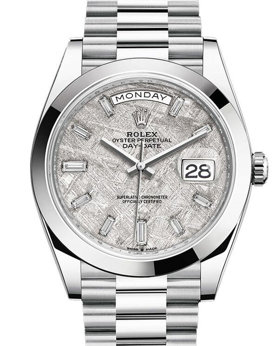 Rolex Day-Date 40 40 mm 228206MDP Platinum Meteorite