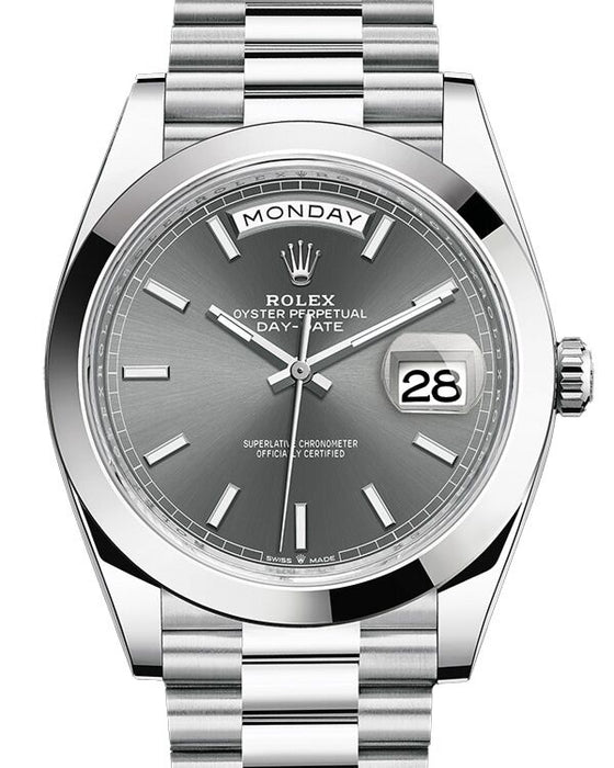 Rolex Day-Date 40 40 mm 228206SSP Platinum Slate