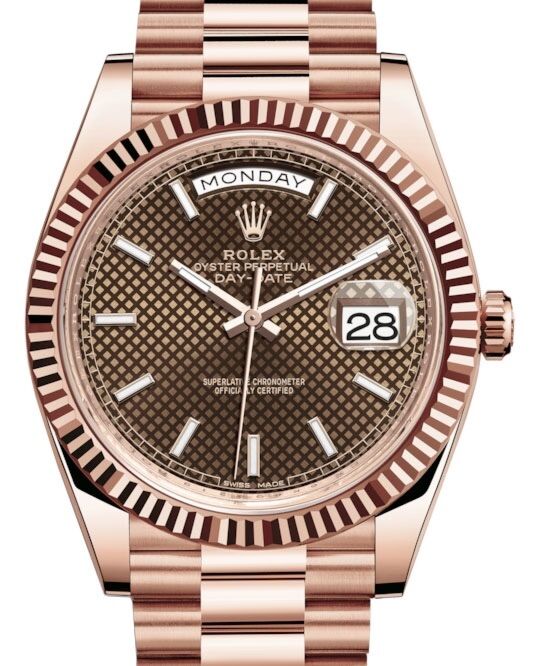 Rolex Day-Date 40 40 mm 228235CDMSP-1 Rose Gold Chocolate