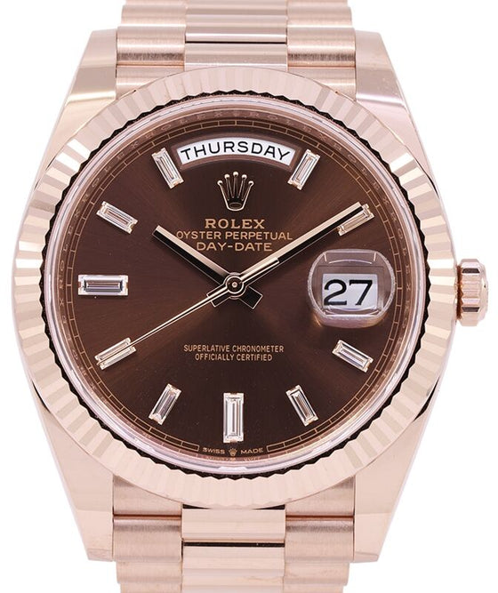 Rolex Day-Date 40 40 mm 228235CDP1 Rose Gold Chocolate