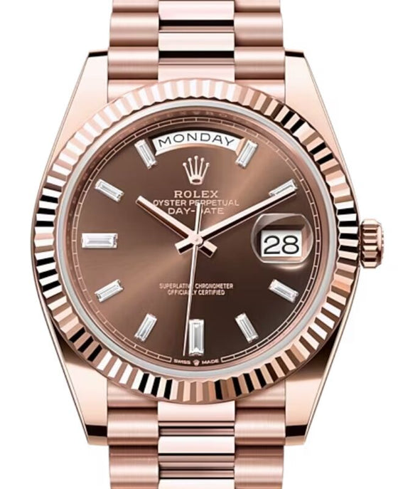 Rolex Day-Date 40 40 mm 228235CDP Rose Gold Chocolate