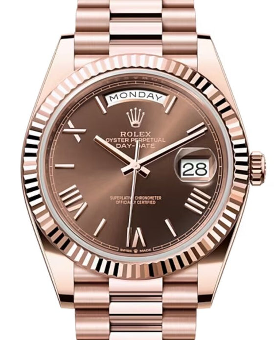 Rolex Day-Date 40 40 mm 228235CRP Rose Gold Chocolate