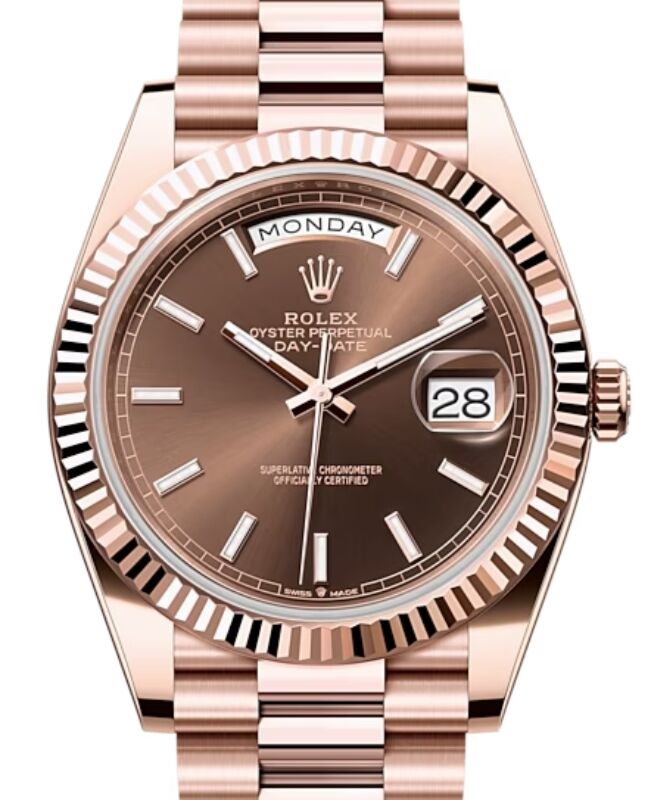 Rolex Day-Date 40 40 mm 228235CSP Rose Gold Chocolate