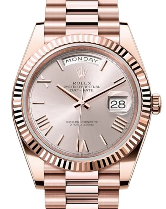 Rolex Day-Date 40 40 mm 228235SDR Rose Gold Sundust