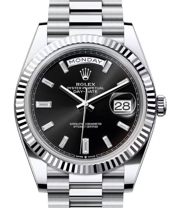 Rolex Day-Date 40 40 mm 228236BLKDP Platinum Black