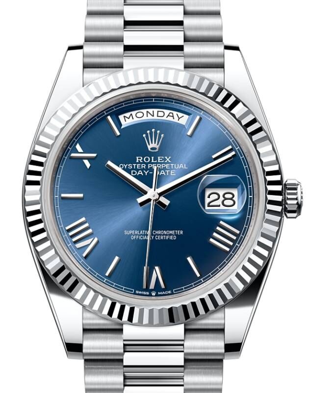 Rolex Day-Date 40 40 mm 228236BLURP Platinum Blue
