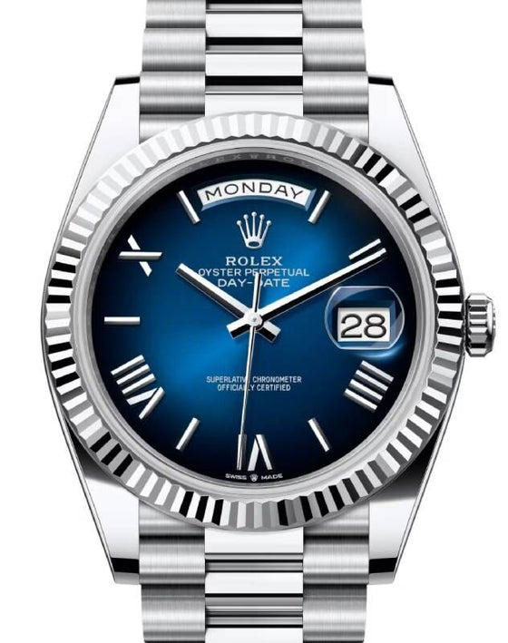 Rolex Day-Date 40 40 mm 228236BORP Platinum Blue