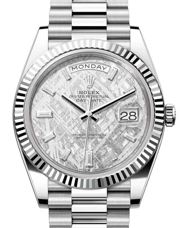 Rolex Day-Date 40 40 mm 228236MTRDP Platinum Meteorite