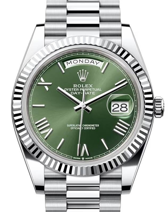 Rolex Day-Date 40 40 mm 228236OLGRP Platinum Green
