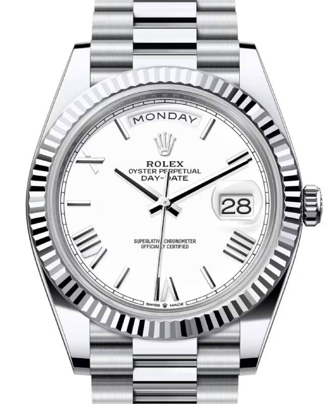 Rolex Day-Date 40 40 mm 228236WHRP Platinum White