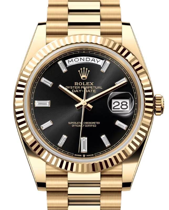 Rolex Day-Date 40 40 mm 228238BD Yellow Gold Black