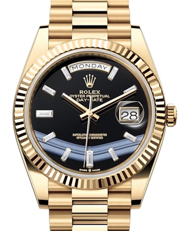 Rolex Day-Date 40 40 mm 228238BLKODP Yellow Gold Black
