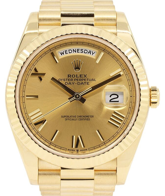 Rolex Day-Date 40 40 mm 228238CRP1 Yellow Gold Champagne