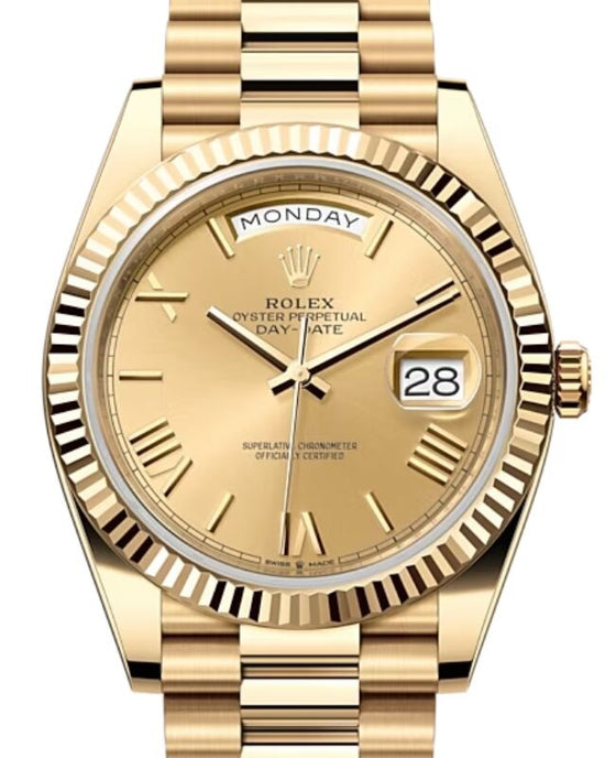 Rolex Day-Date 40 40 mm 228238CR Yellow Gold Champagne