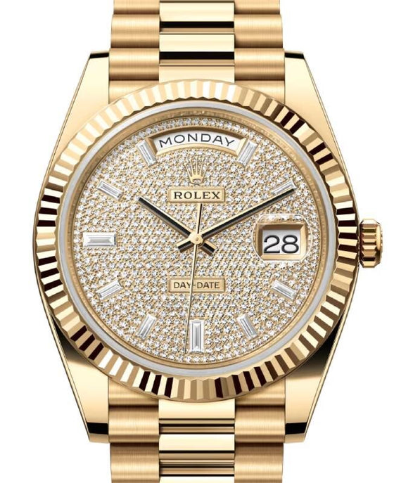Rolex Day-Date 40 40 mm 228238DPP Yellow Gold Diamond Pave