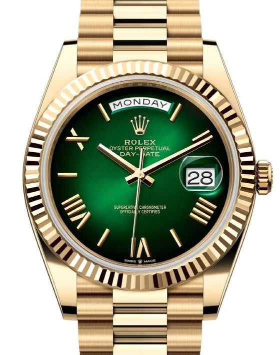 Rolex Day-Date 40 40 mm 228238GO Yellow Gold Green