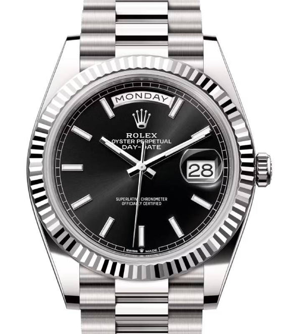 Rolex Day-Date 40 40 mm 228239BLKSP White Gold Black