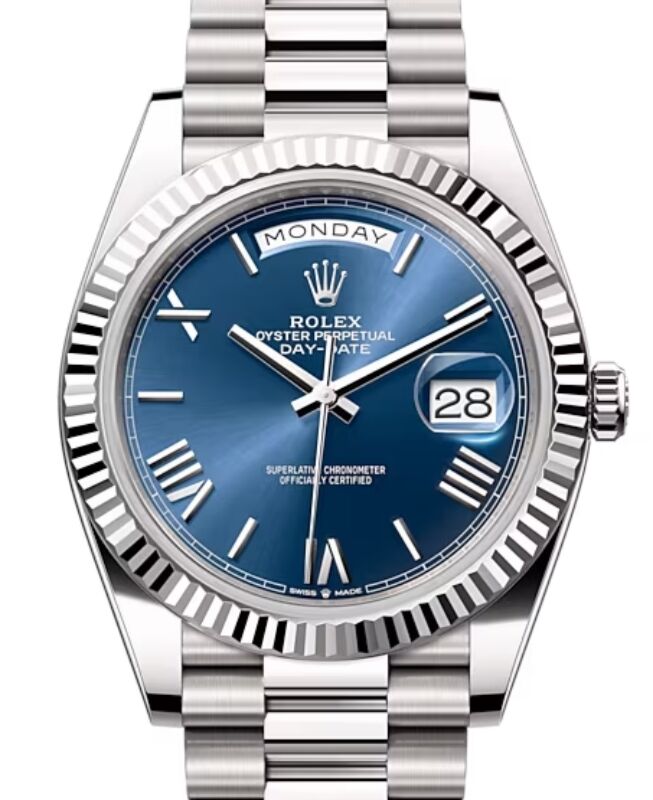 Rolex Day-Date 40 40 mm 228239BLURP White Gold Blue