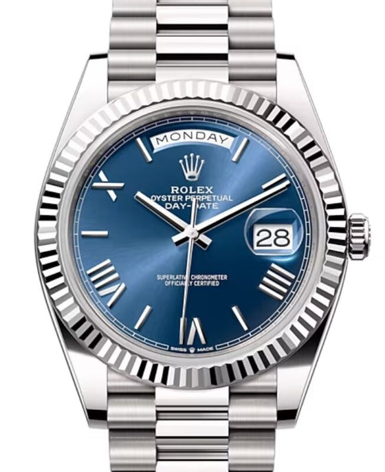 Rolex Day-Date 40 40 mm 228239BLURP White Gold Blue