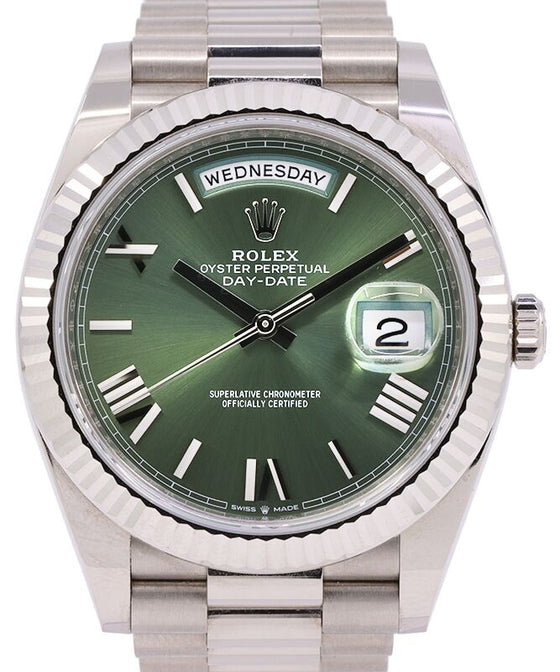 Rolex Day-Date 40 40 mm 228239GRP1 White Gold Green