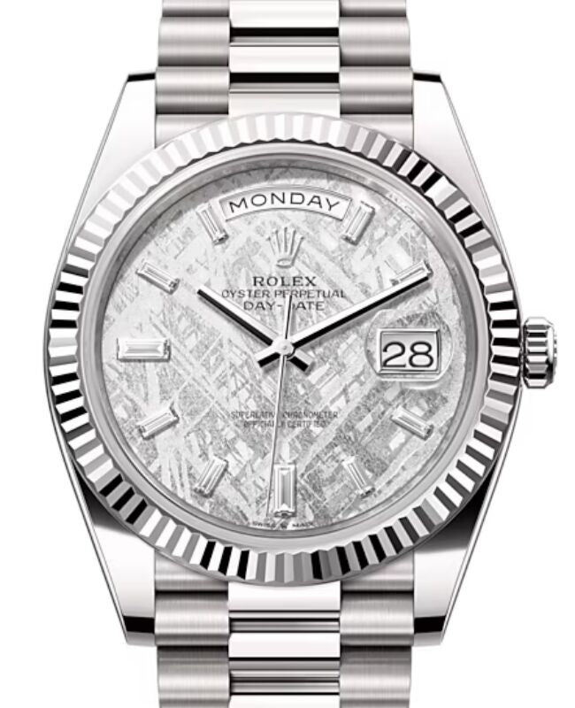 Rolex Day-Date 40 40 mm 228239M White Gold Meteorite