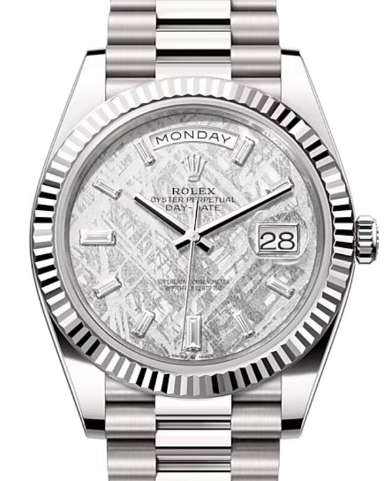 Rolex Day-Date 40 40 mm 228239M White Gold Meteorite