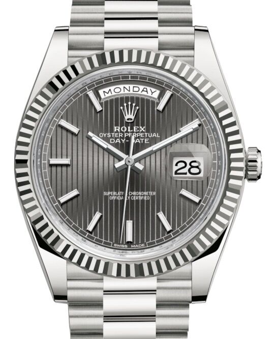 Rolex Day-Date 40 40 mm 228239RSP White Gold Dark Rhodium