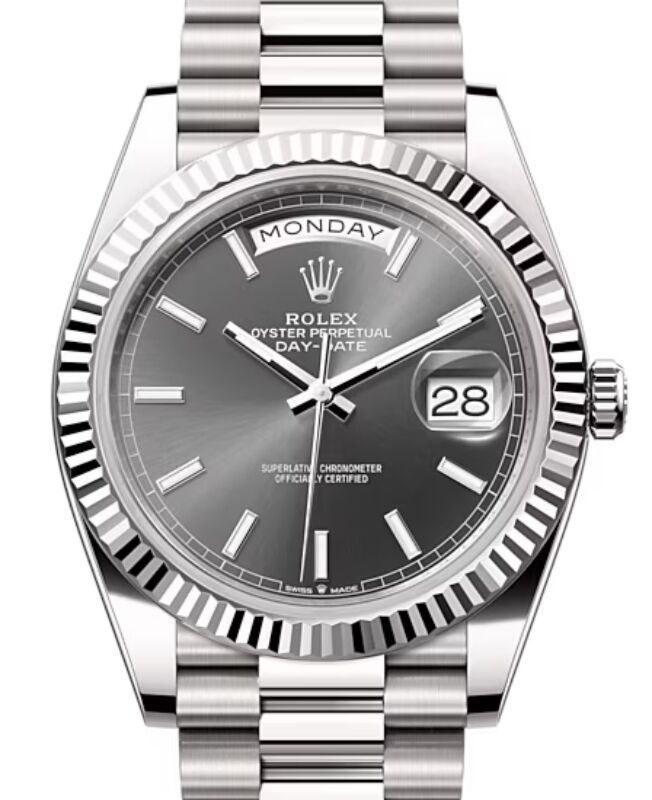 Rolex Day-Date 40 40 mm 228239SLSP White Gold Slate