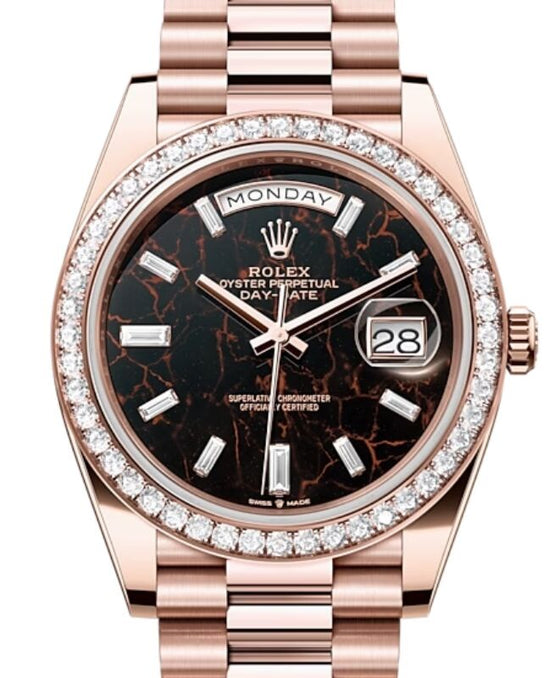Rolex Day-Date 40 40 mm 228345RBREDBP Rose Gold/Diamonds Eisenkiesel