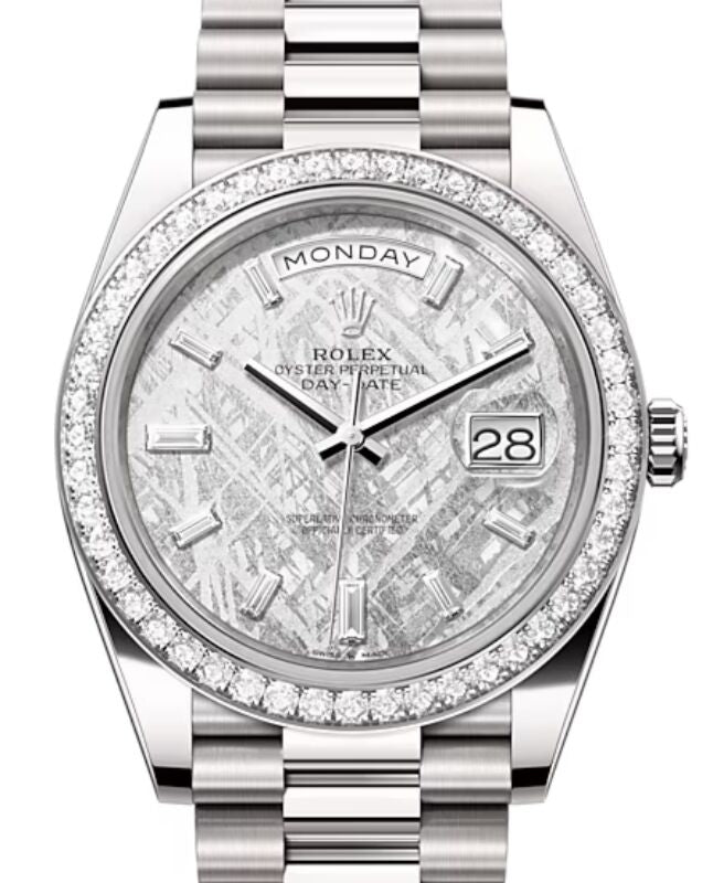 Rolex Day-Date 40 40 mm 228349RBRMDP White Gold/Diamonds Meteorite