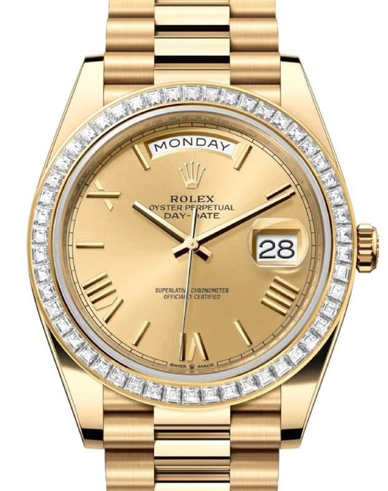 Rolex Day-Date 40 40 mm 228398TBRCRBD Yellow Gold/Diamonds Champagne