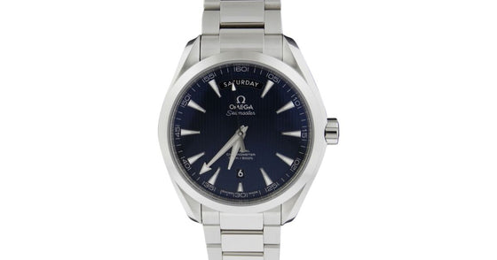 Omega Seamaster Aqua Terra 150M Co-Axial Chronometer Day-Date Stainless Steel 41.5mm Blue Dial Steel Bracelet 231.10.42.22.03.001 - BRAND NEW