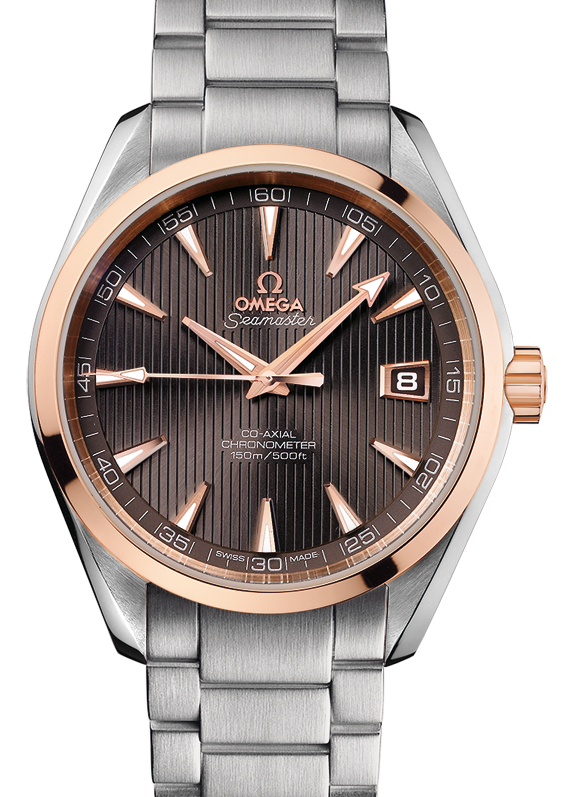 Omega Aqua Terra 150M Co-Axial Chronometer Steel/Rose Gold 41.5mm Grey Dial Steel Bracelet 231.20.42.21.06.0020 - BRAND NEW